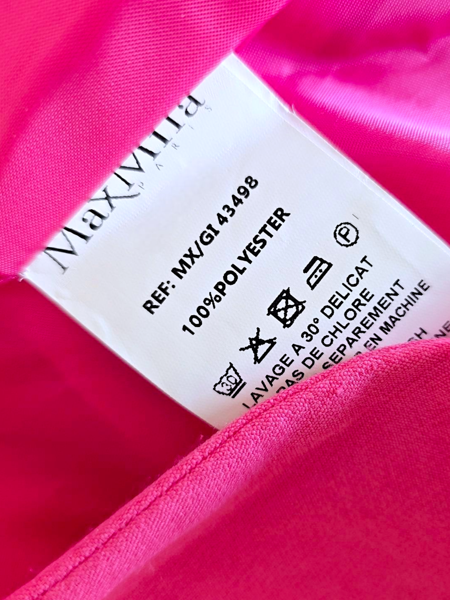 Veste fuchsia fluo