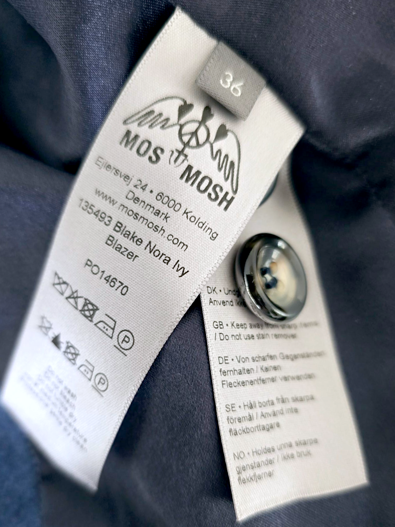 Veste MOS blue