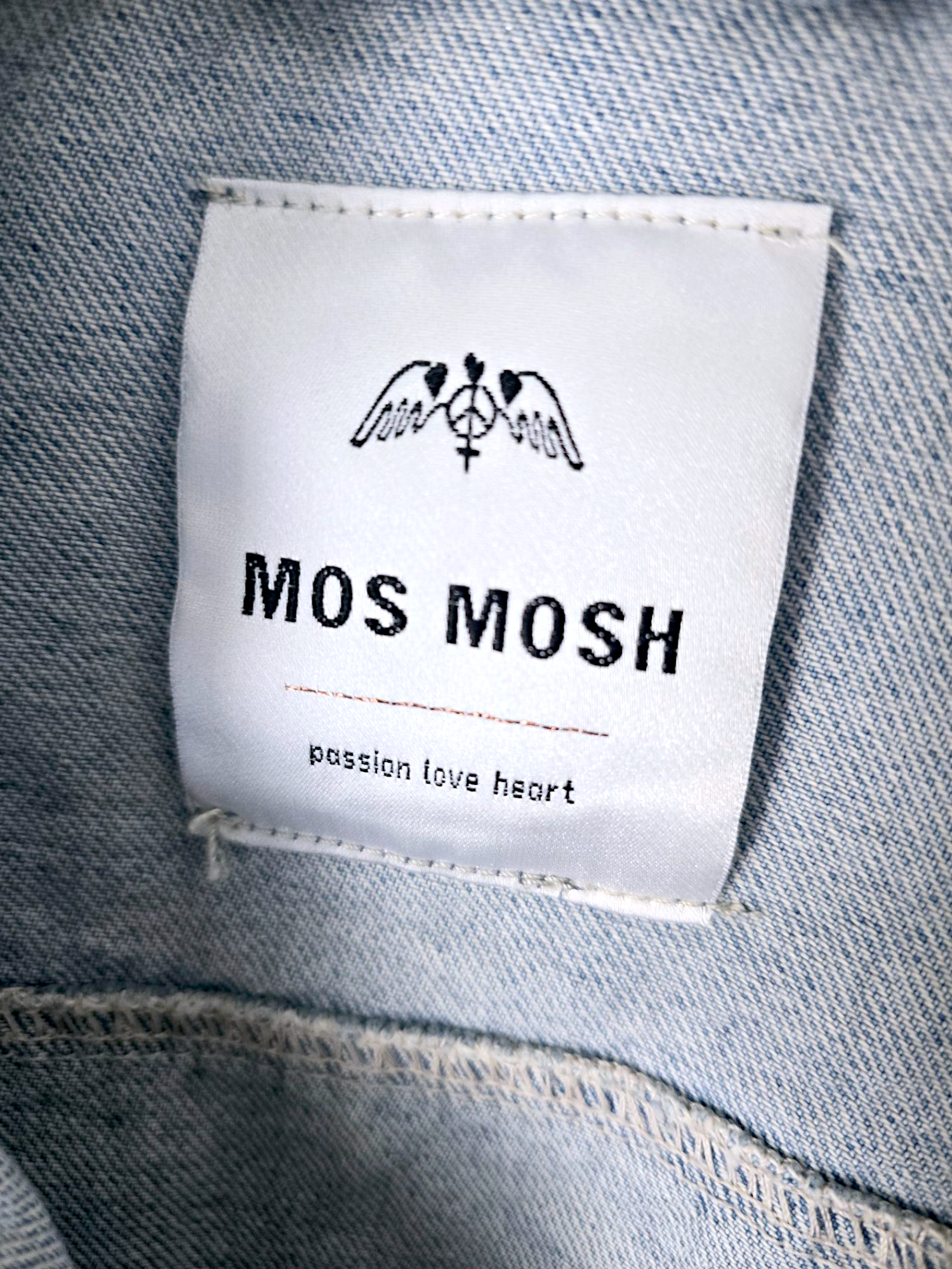 Veste denim cloutés
