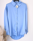 🔥Chemise glamour blue