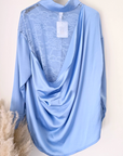 🔥Chemise glamour blue