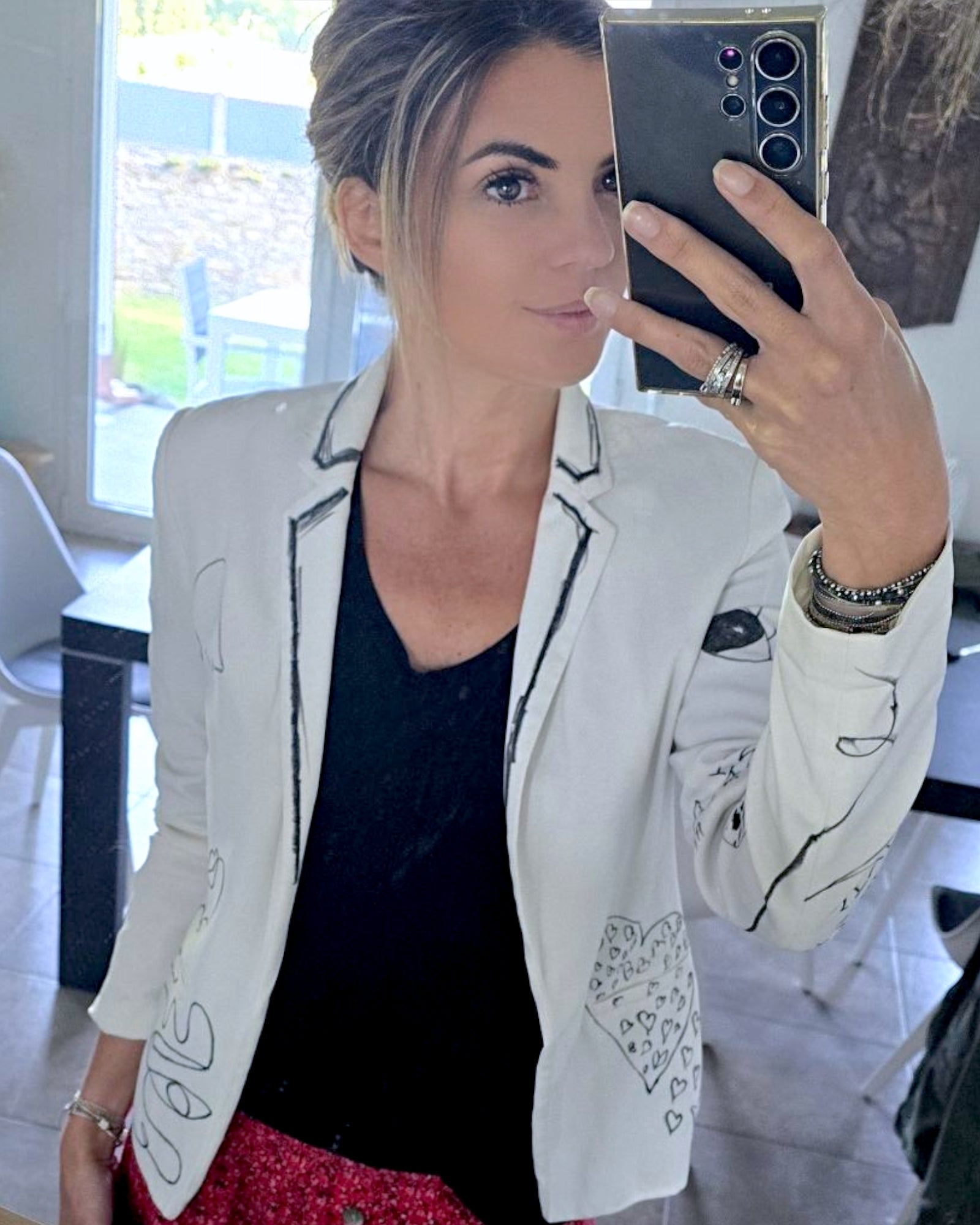 Veste créateur à tags