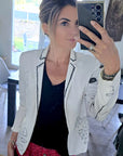Veste créateur à tags
