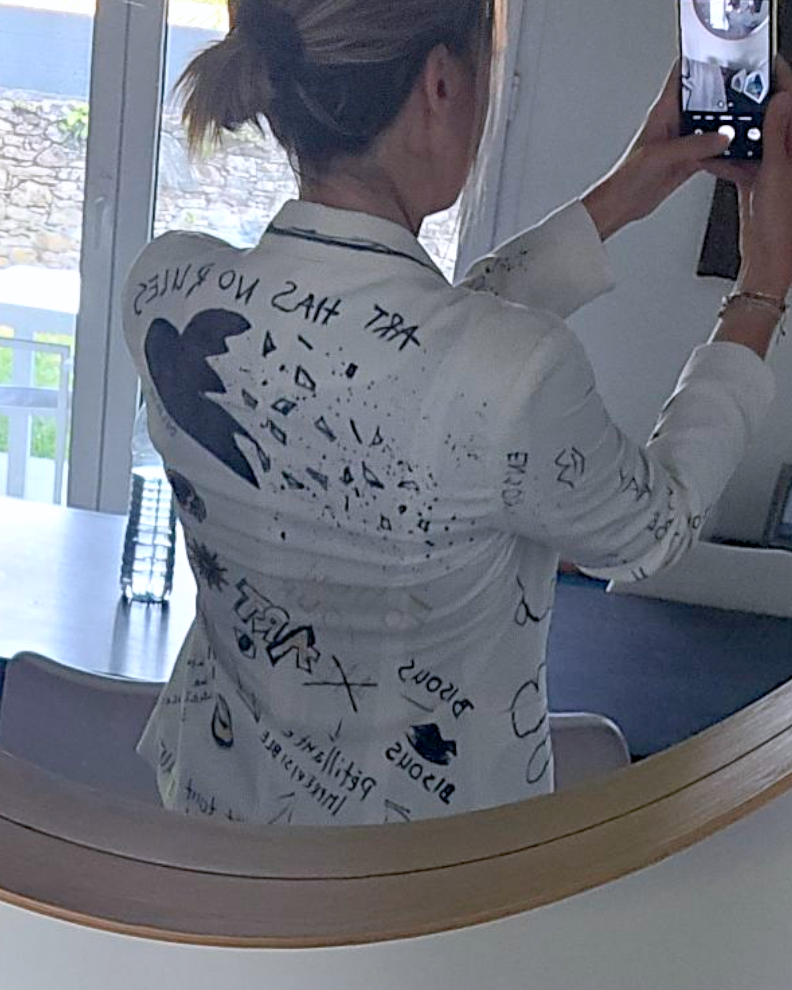Veste créateur à tags