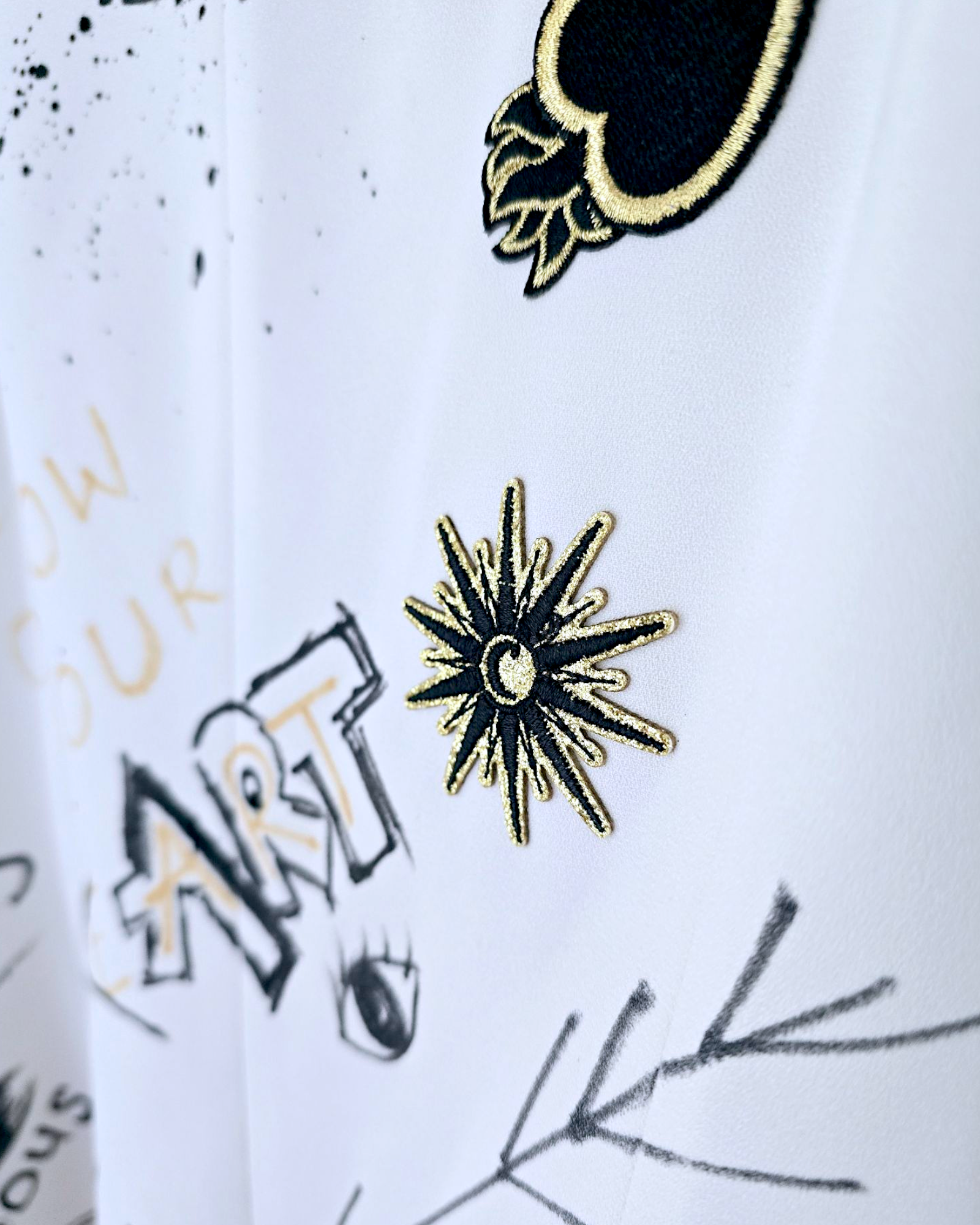 Veste créateur à tags