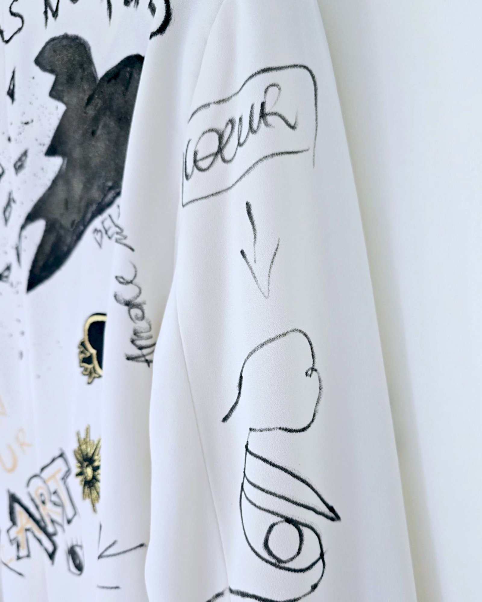 Veste créateur à tags