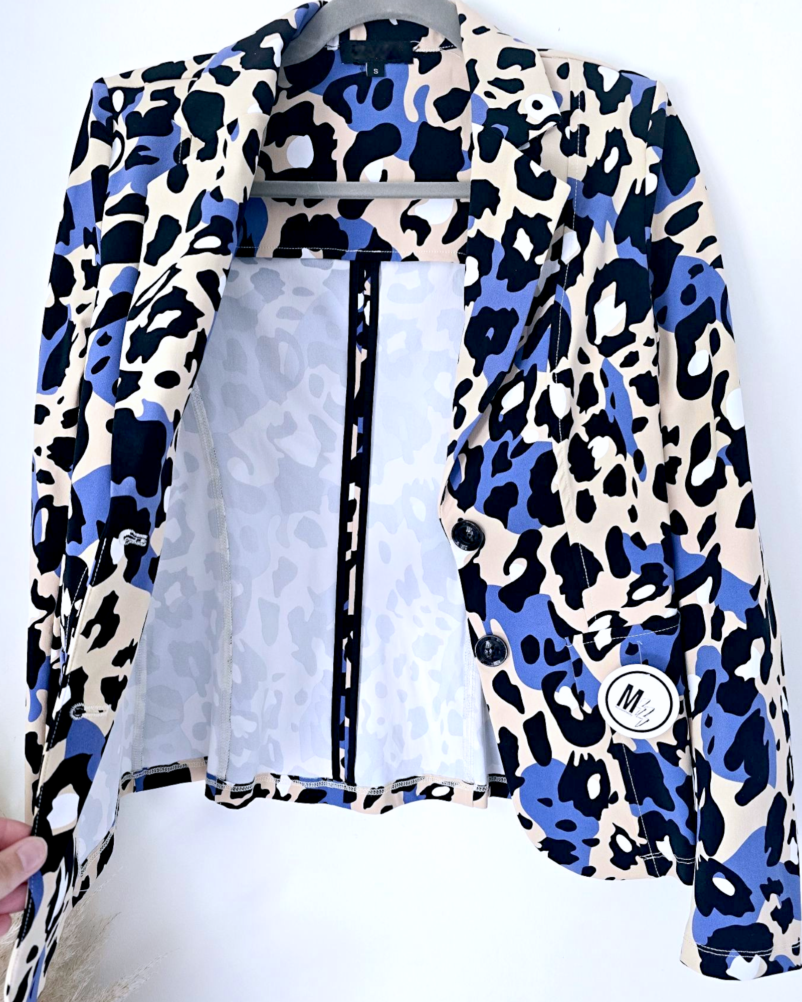 Veste léo bleu roi