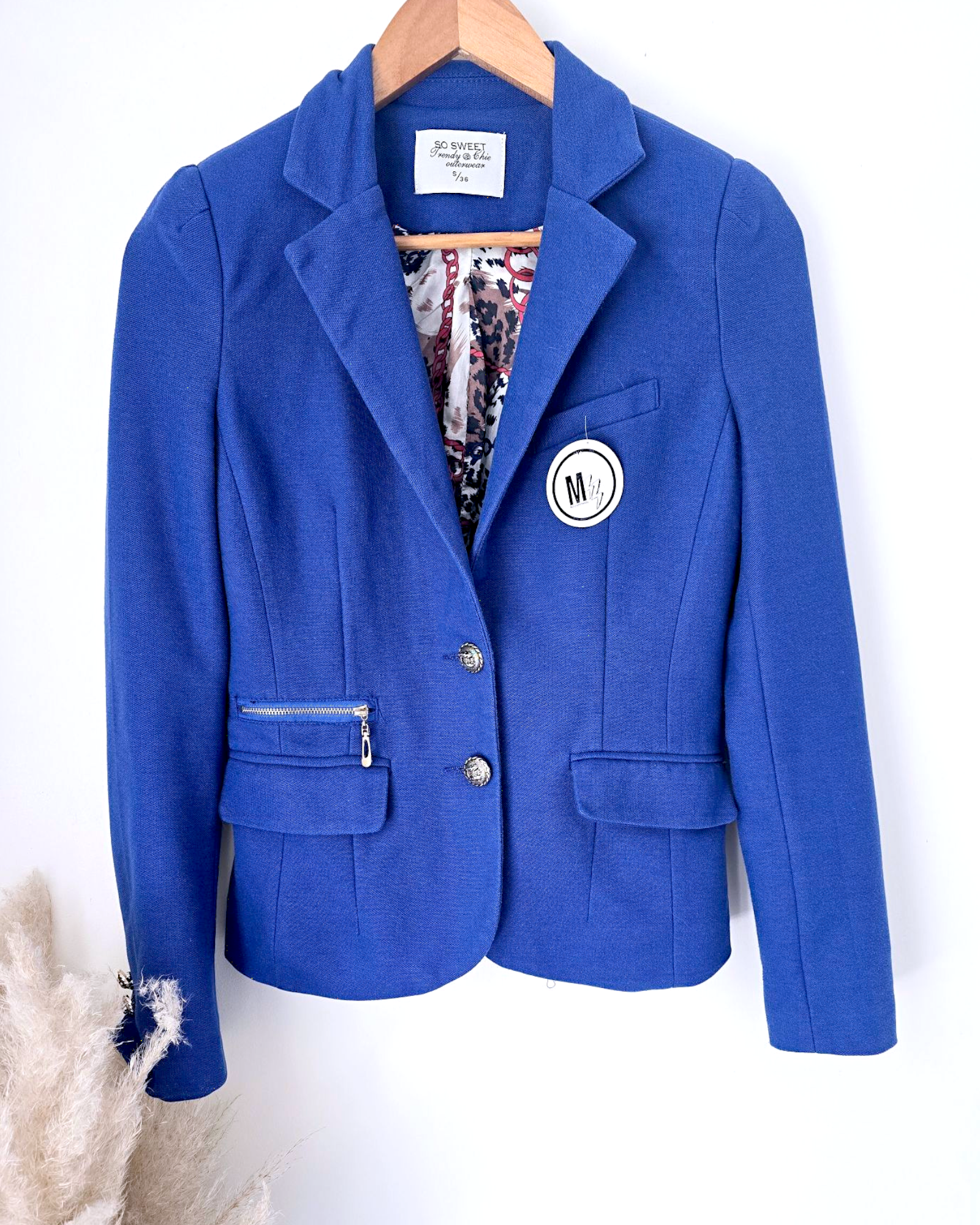 Veste bleu roi