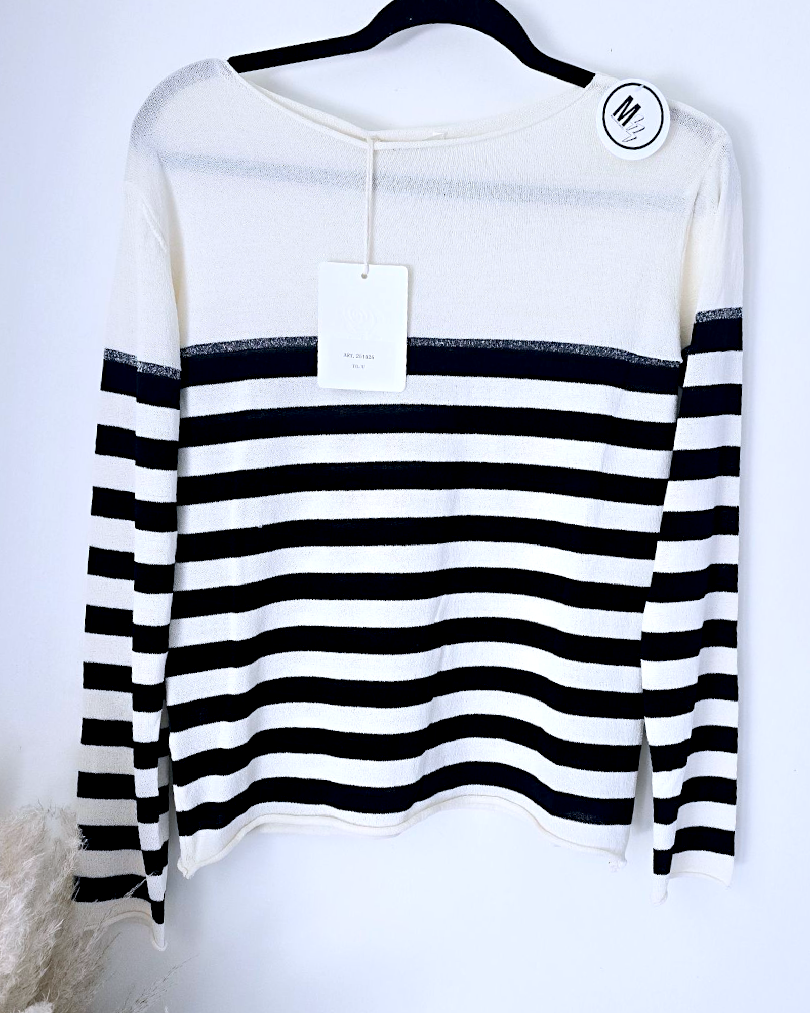 Pull fin marinière
