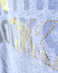 Tee-shirt fin bleu