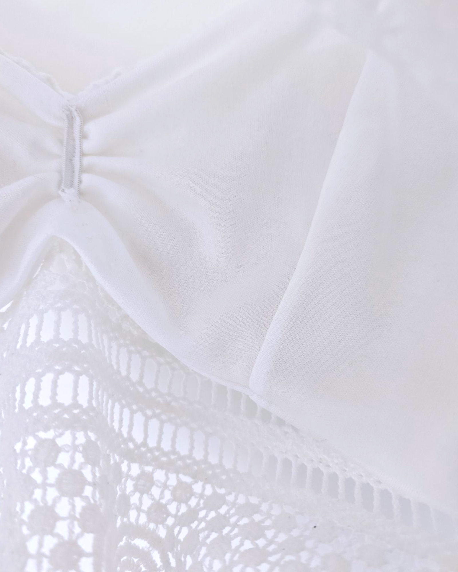 Débardeur top crop crochet
