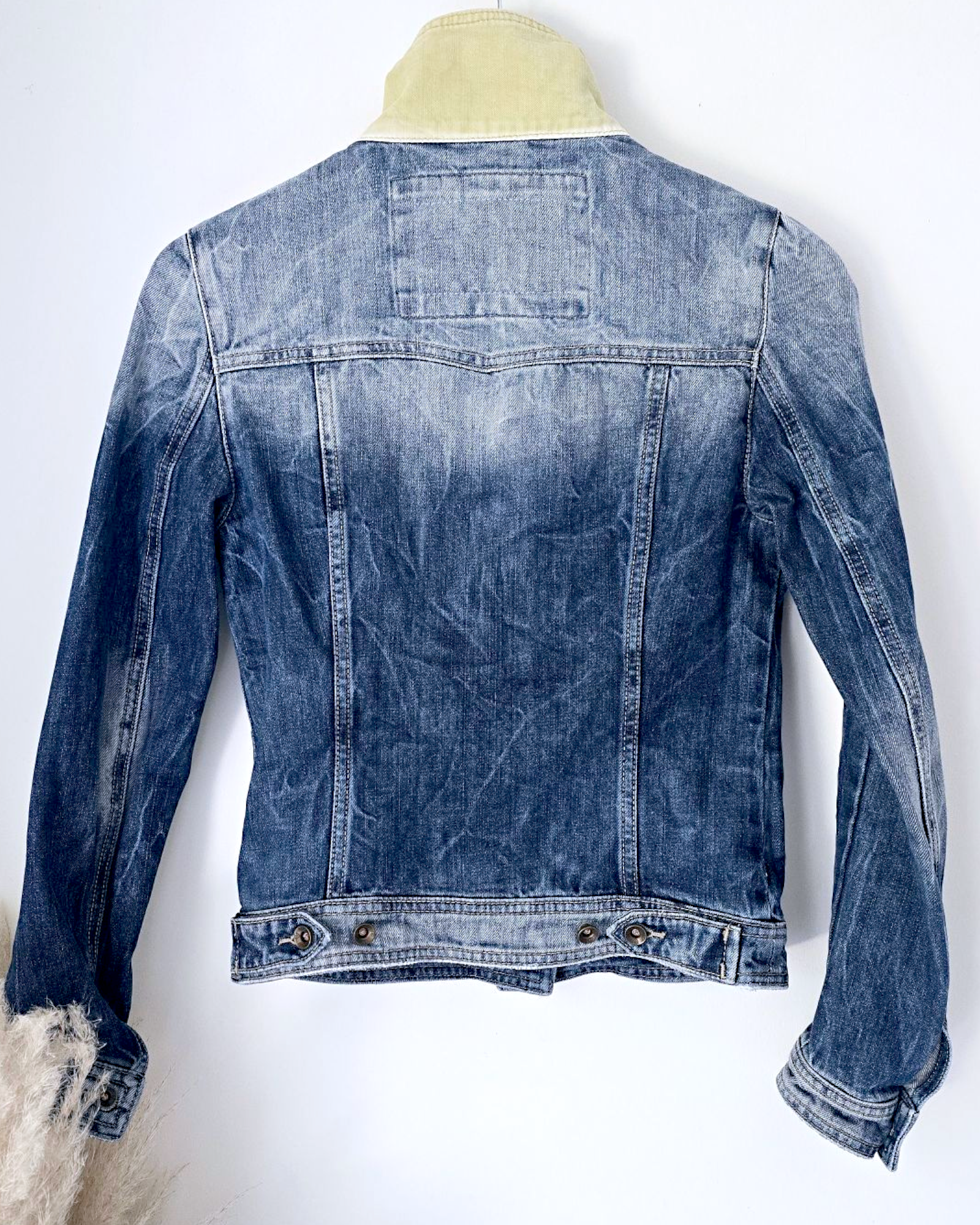 Veste delavé en denim