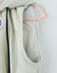Doudoune simili beige