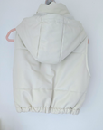 Doudoune simili beige