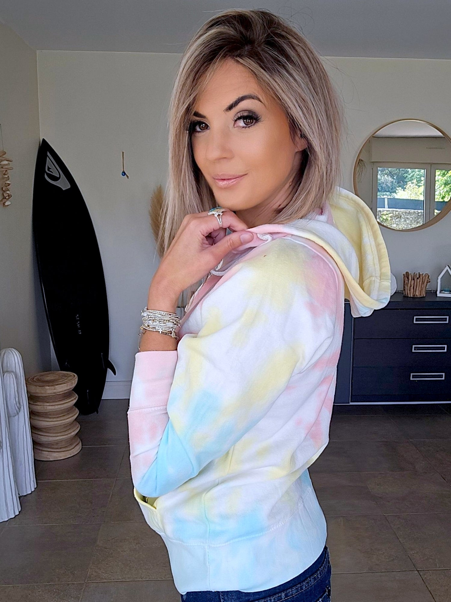 Sweat tie and dye