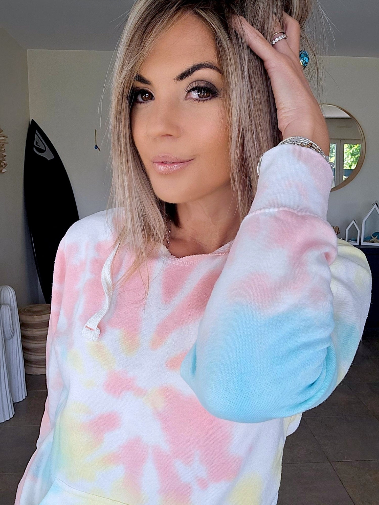 Sweat tie and dye