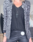 Veste léo gris