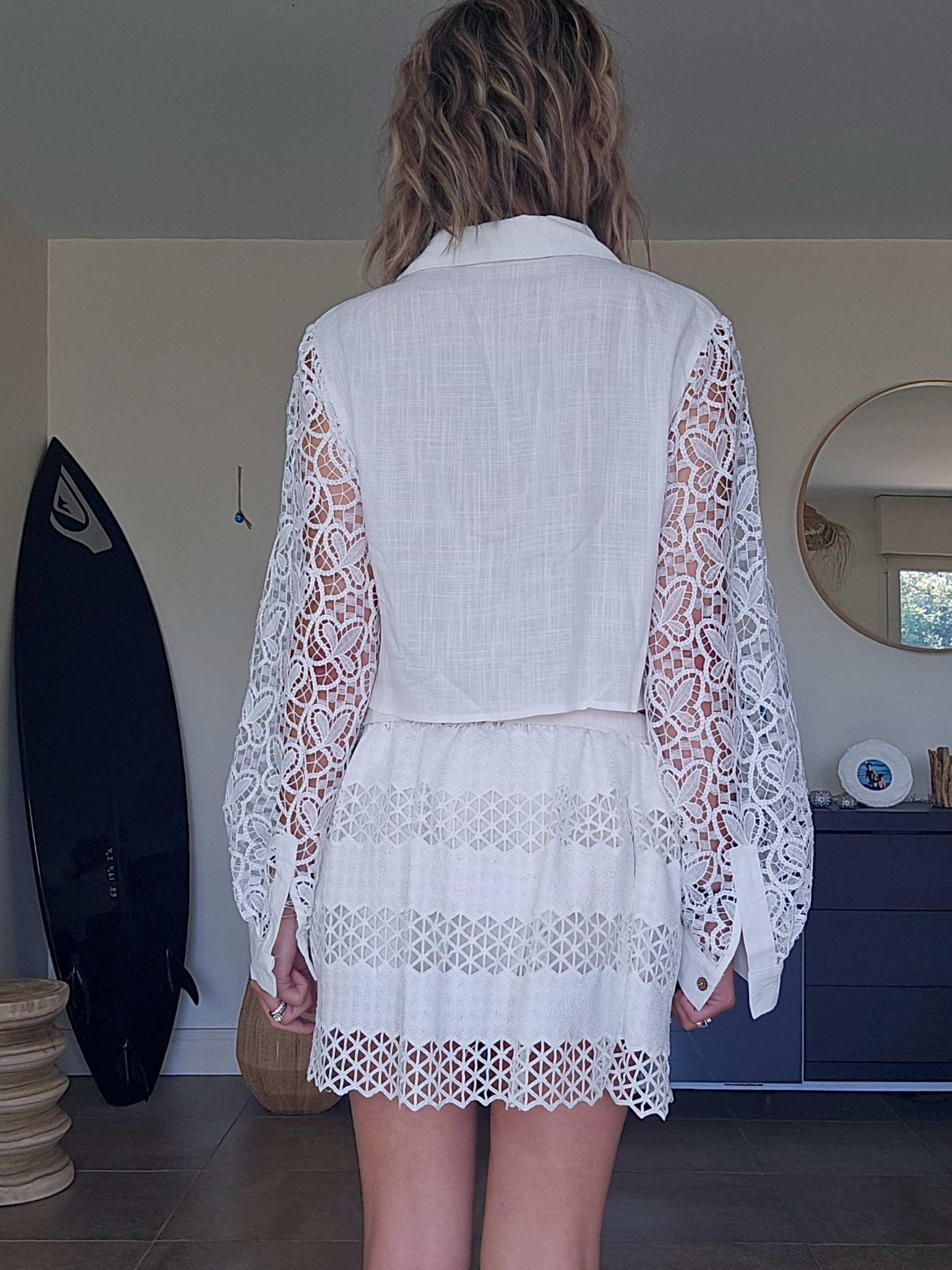 Chemise lin &amp; coton