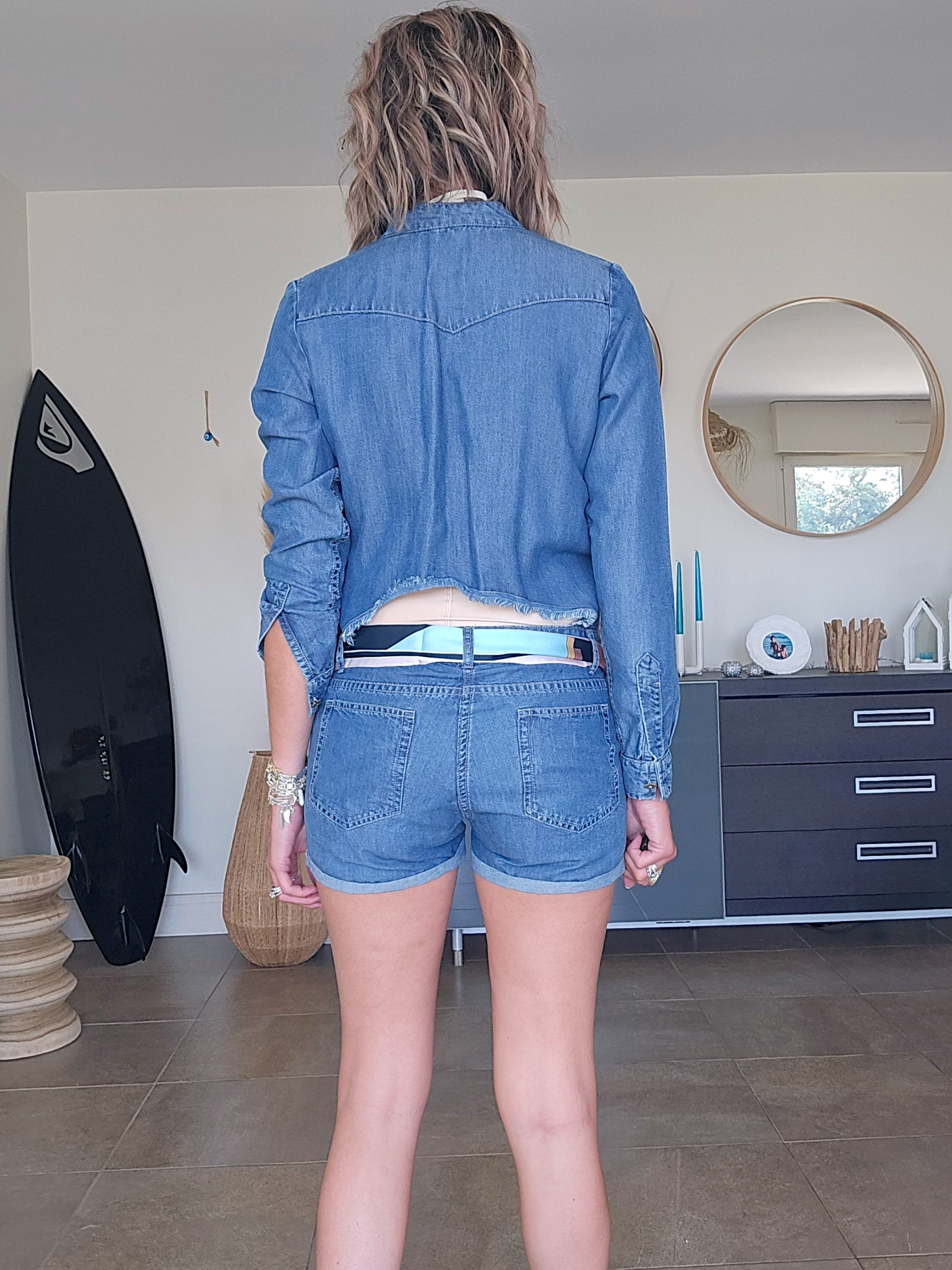 Combi-short et son ruban
