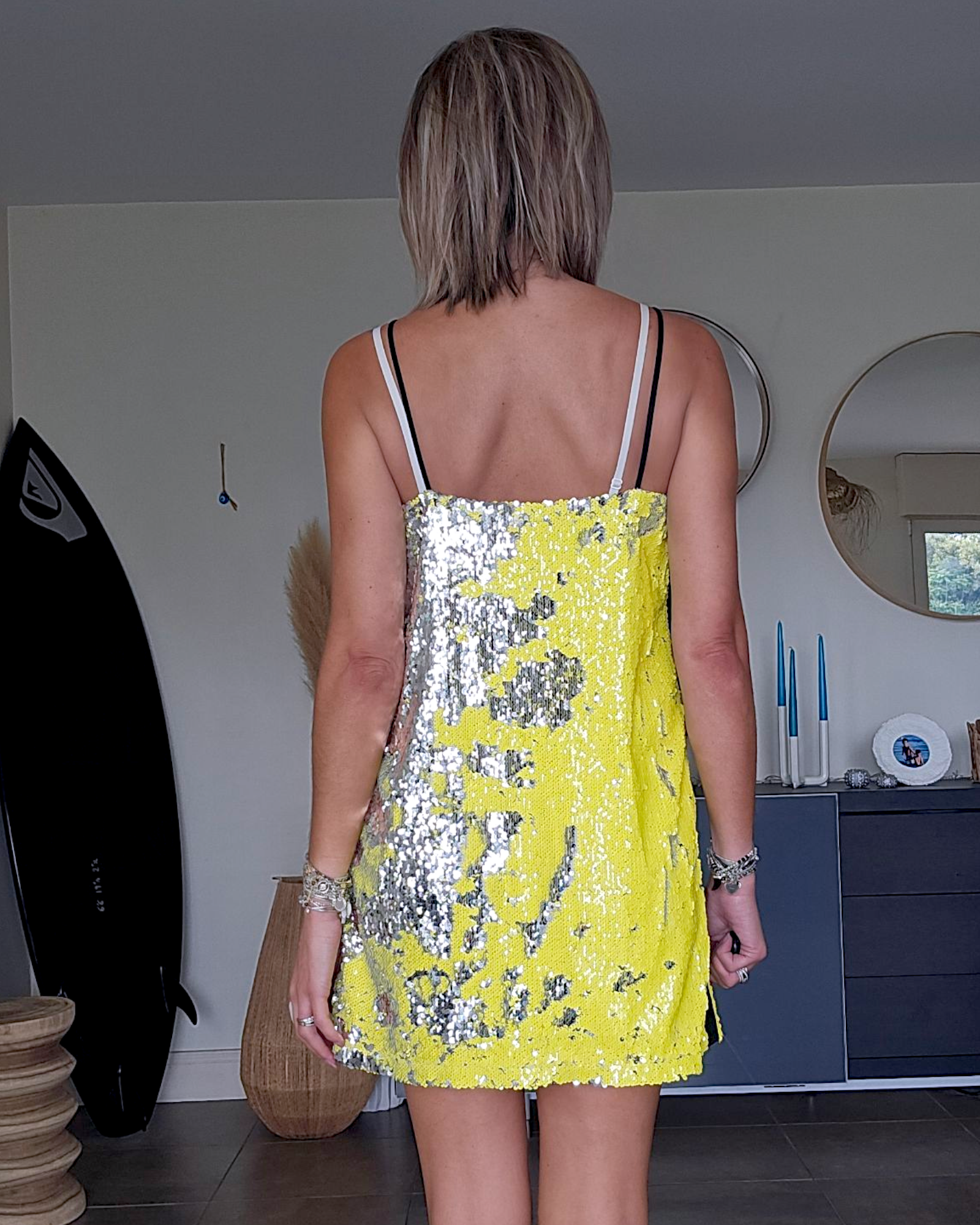 Robe starlette yellow