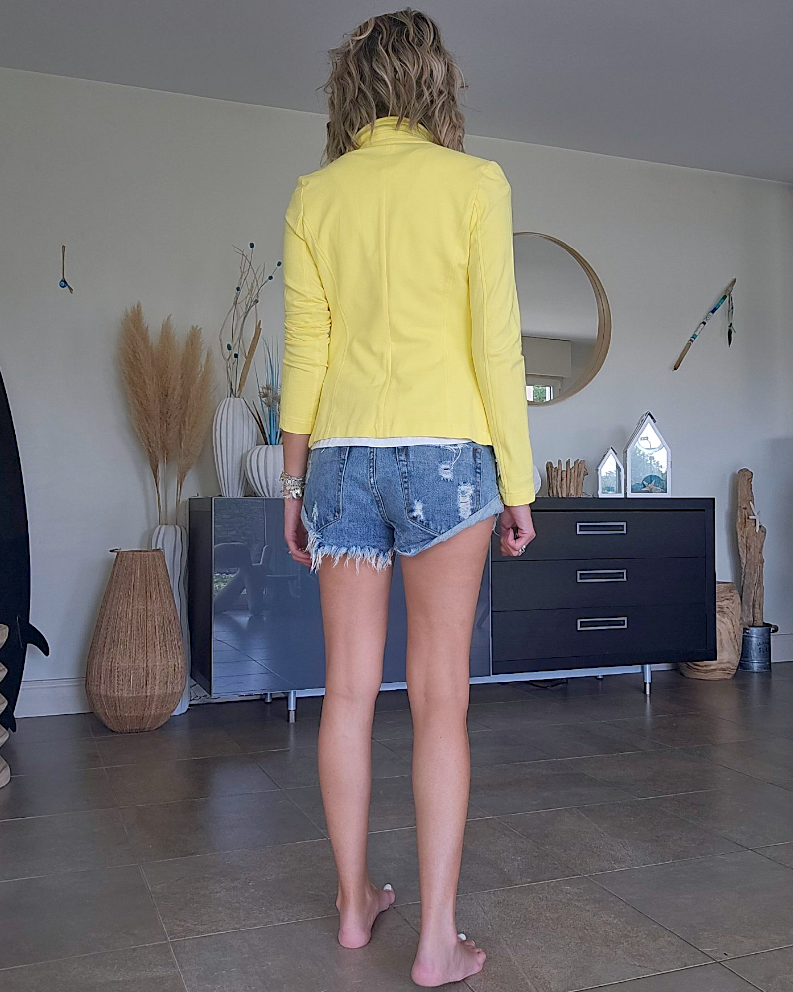 Veste sweat yellow