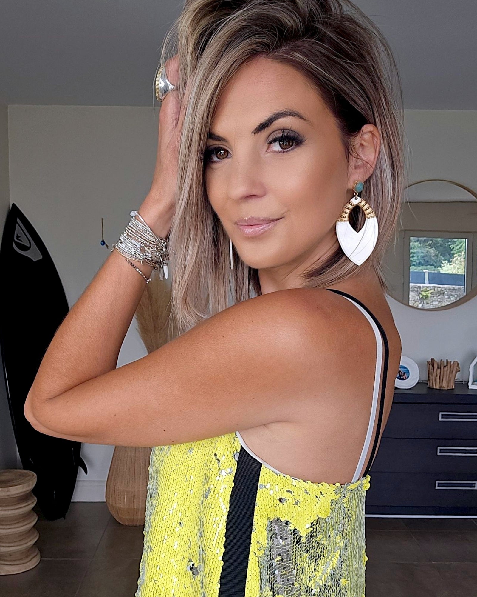 Robe starlette yellow