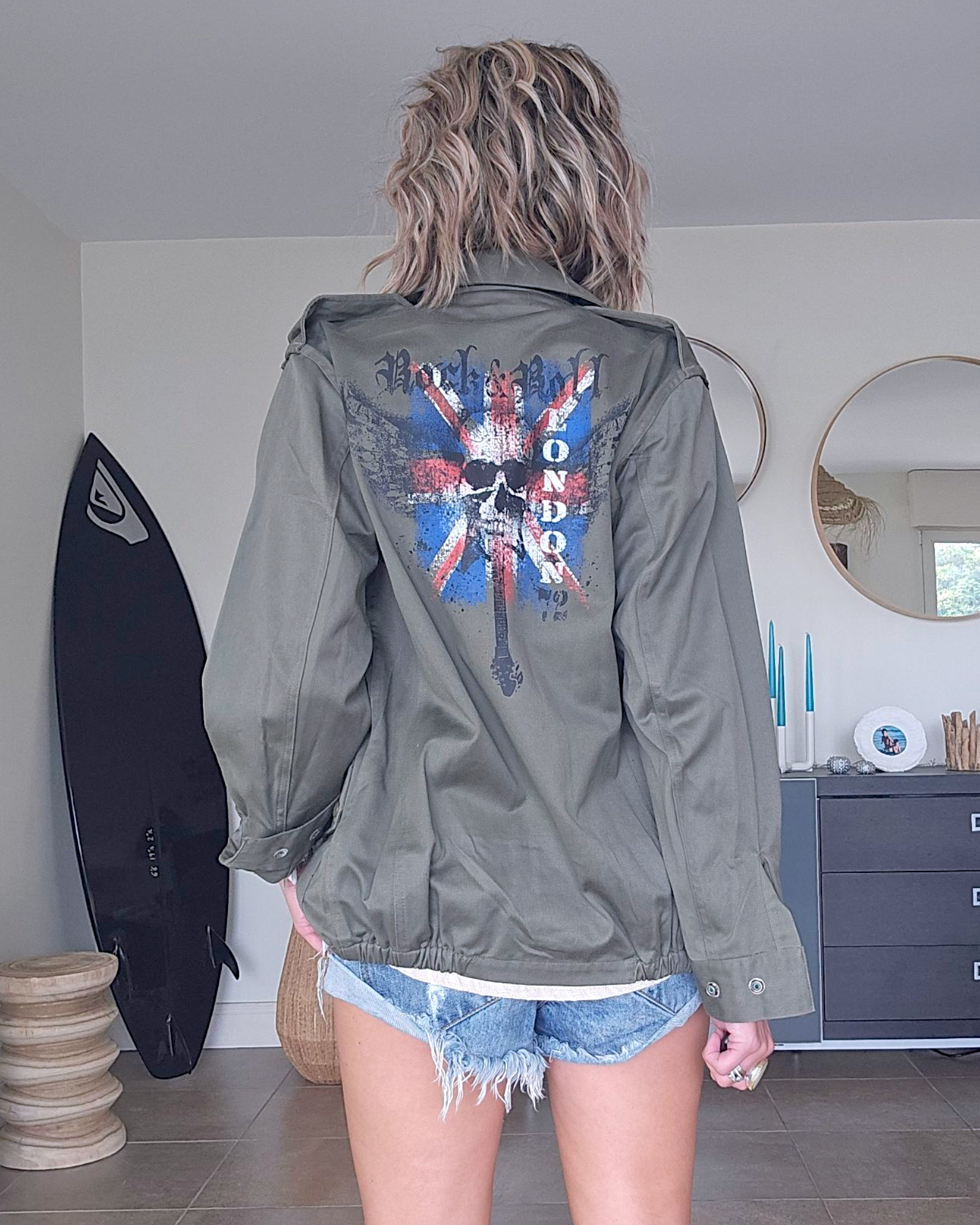 Veste militaire customisée