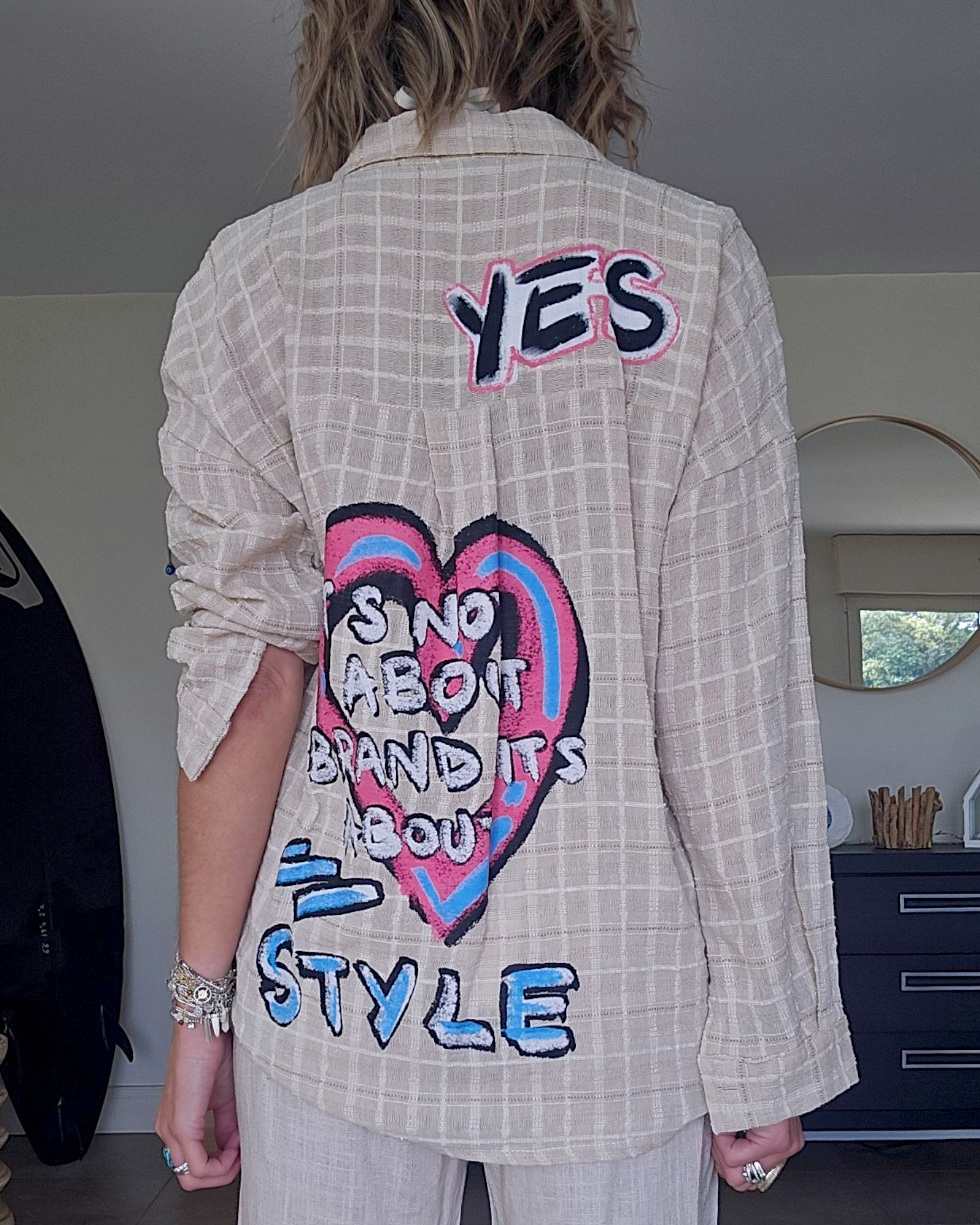 Chemise graffiti