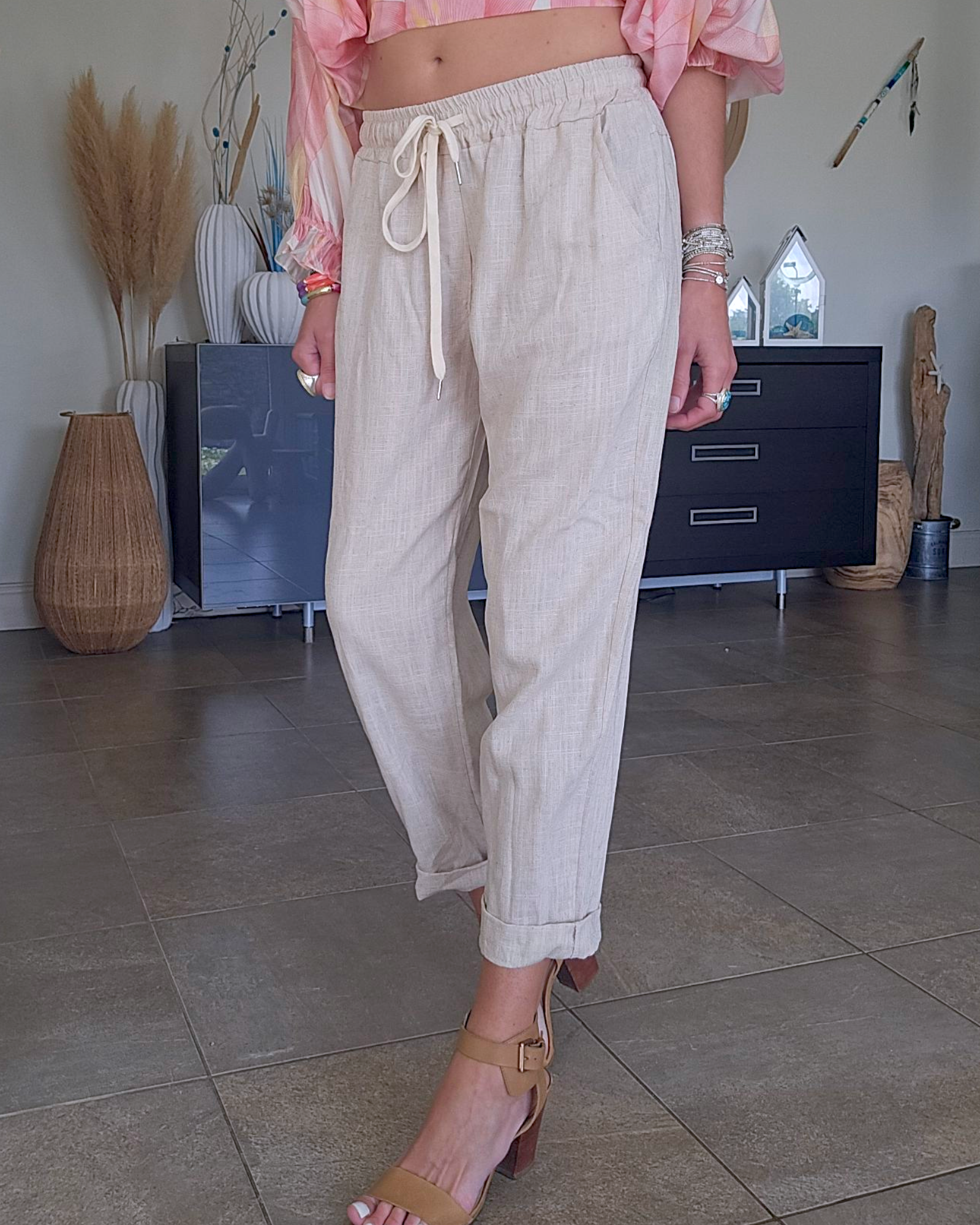 Pantalon en lin