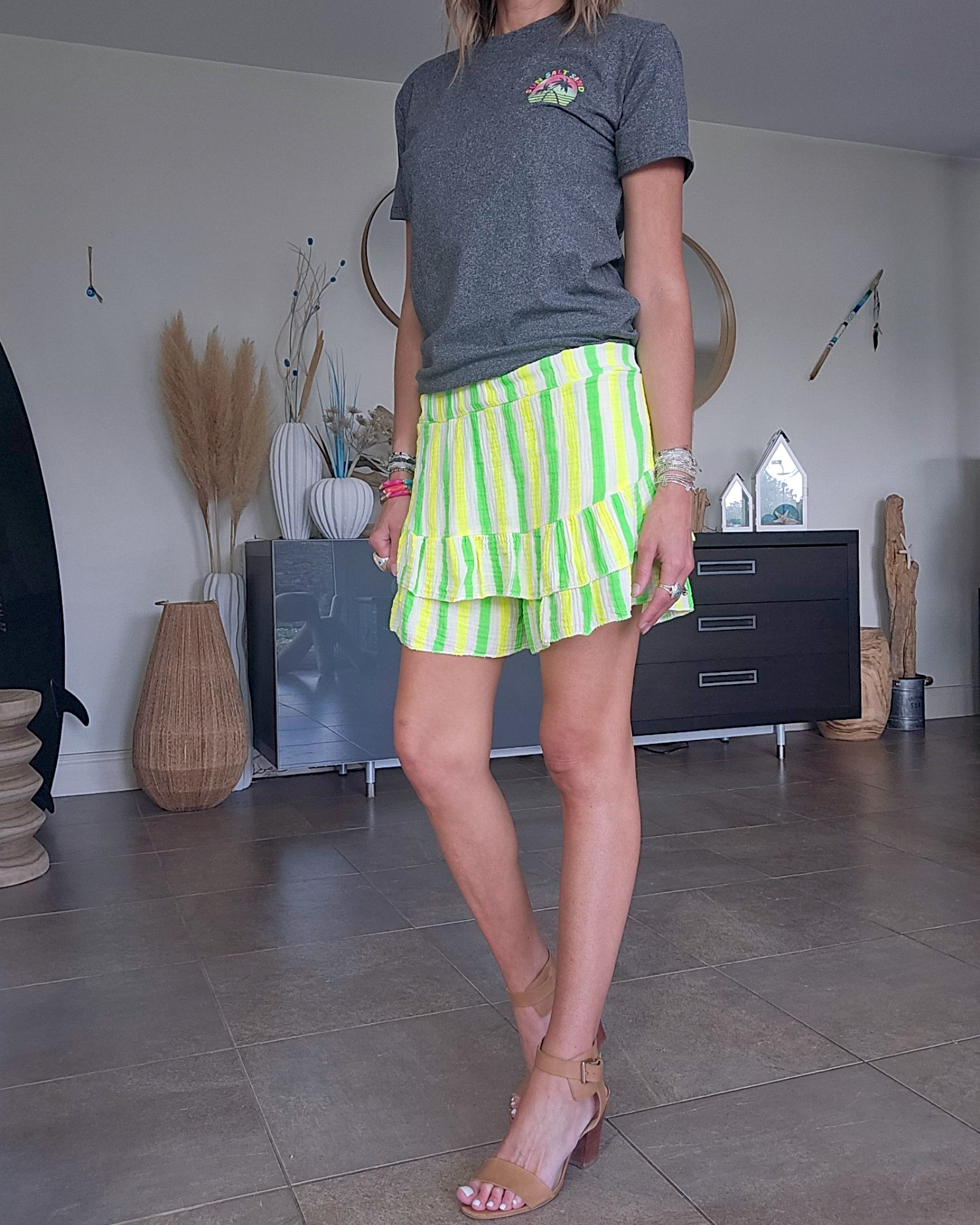 🔥Jupe-short fluo