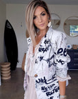 Veste boy à tags