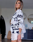 Veste boy à tags
