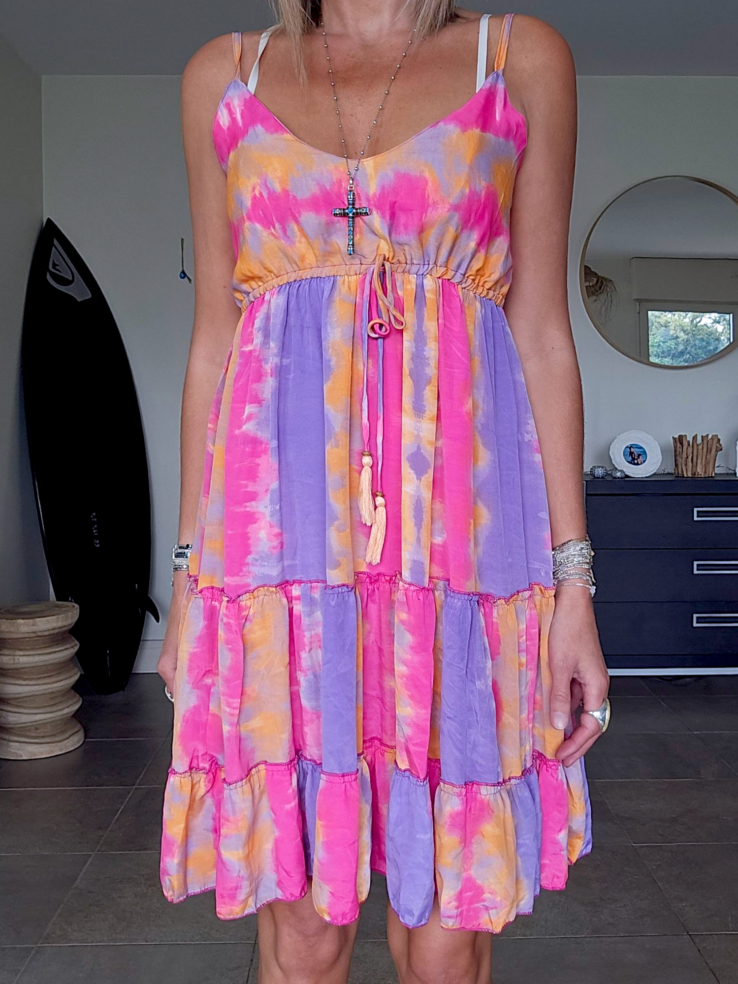 Robe tie and dye