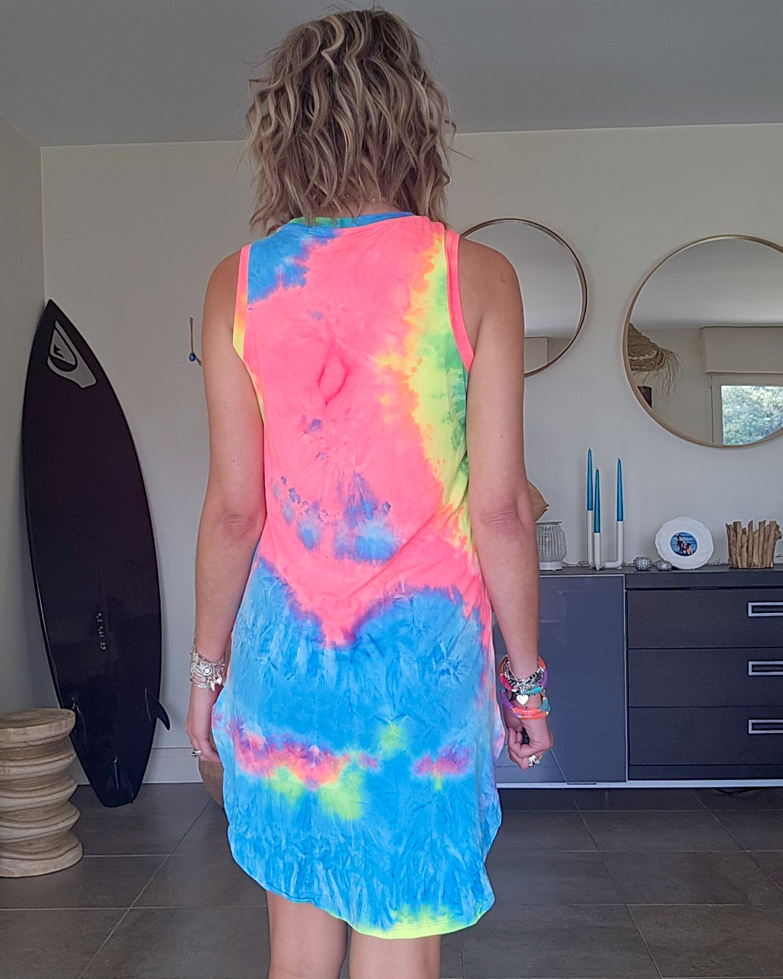 Robe tie and dye Pop