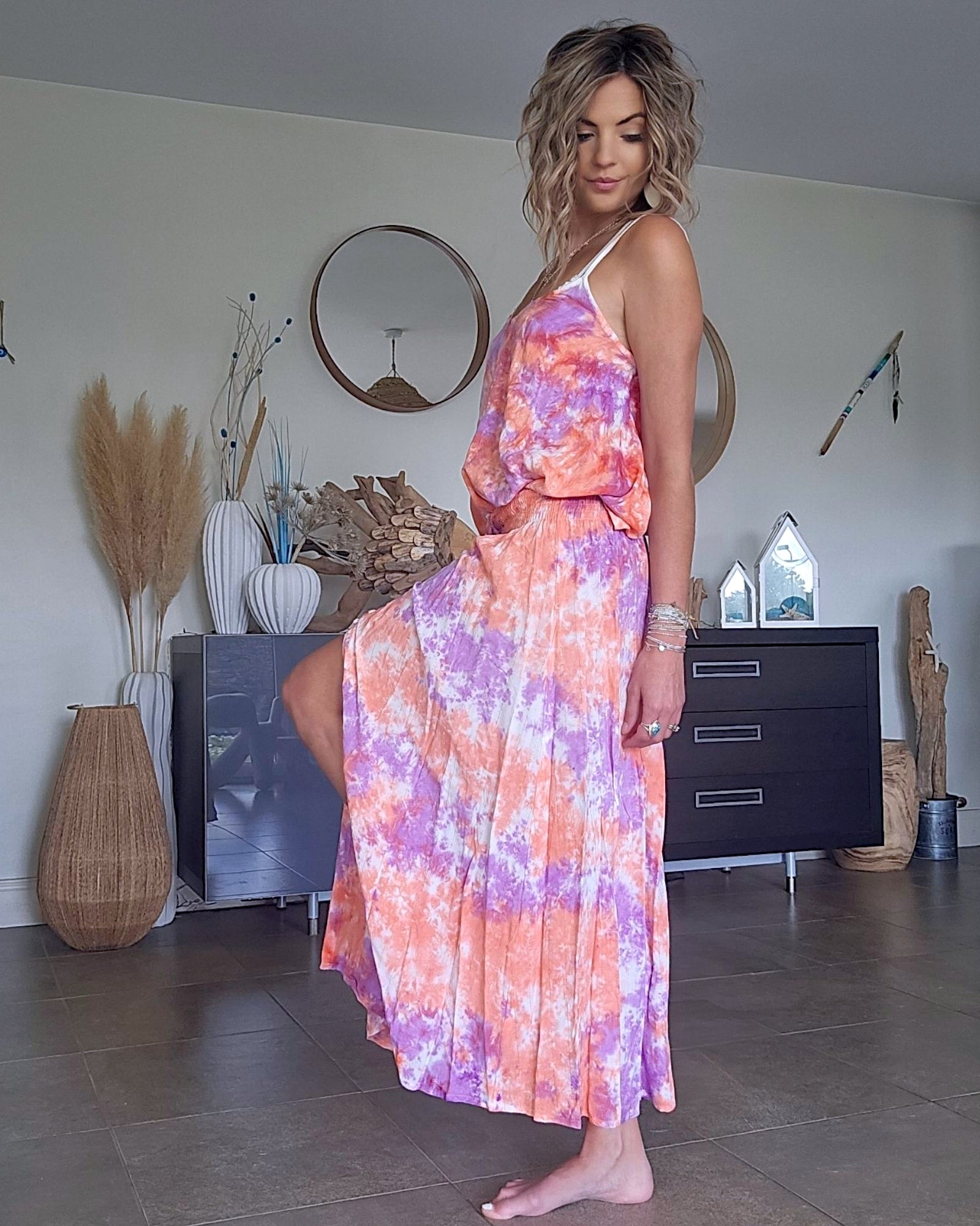 Ensemble jupe tie and dye