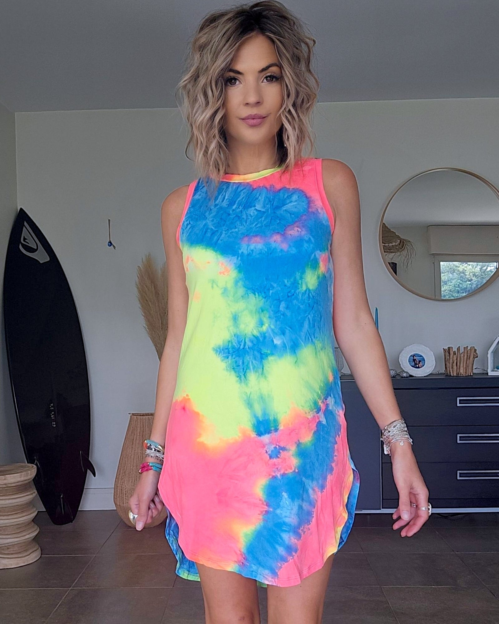 Robe tie and dye Pop
