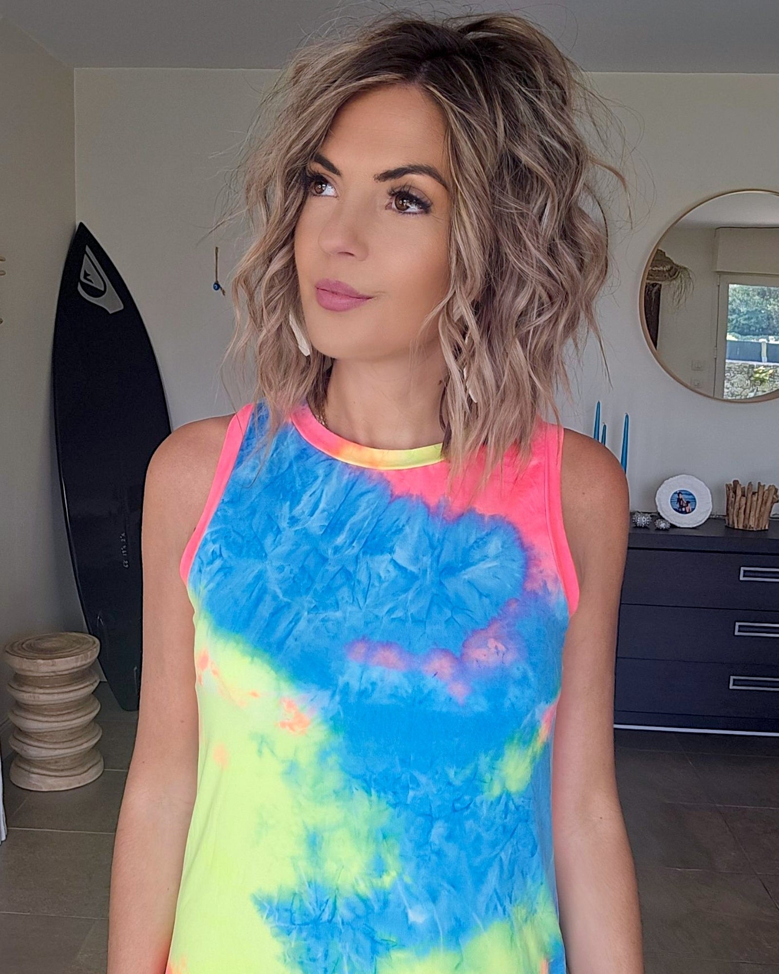 Robe tie and dye Pop