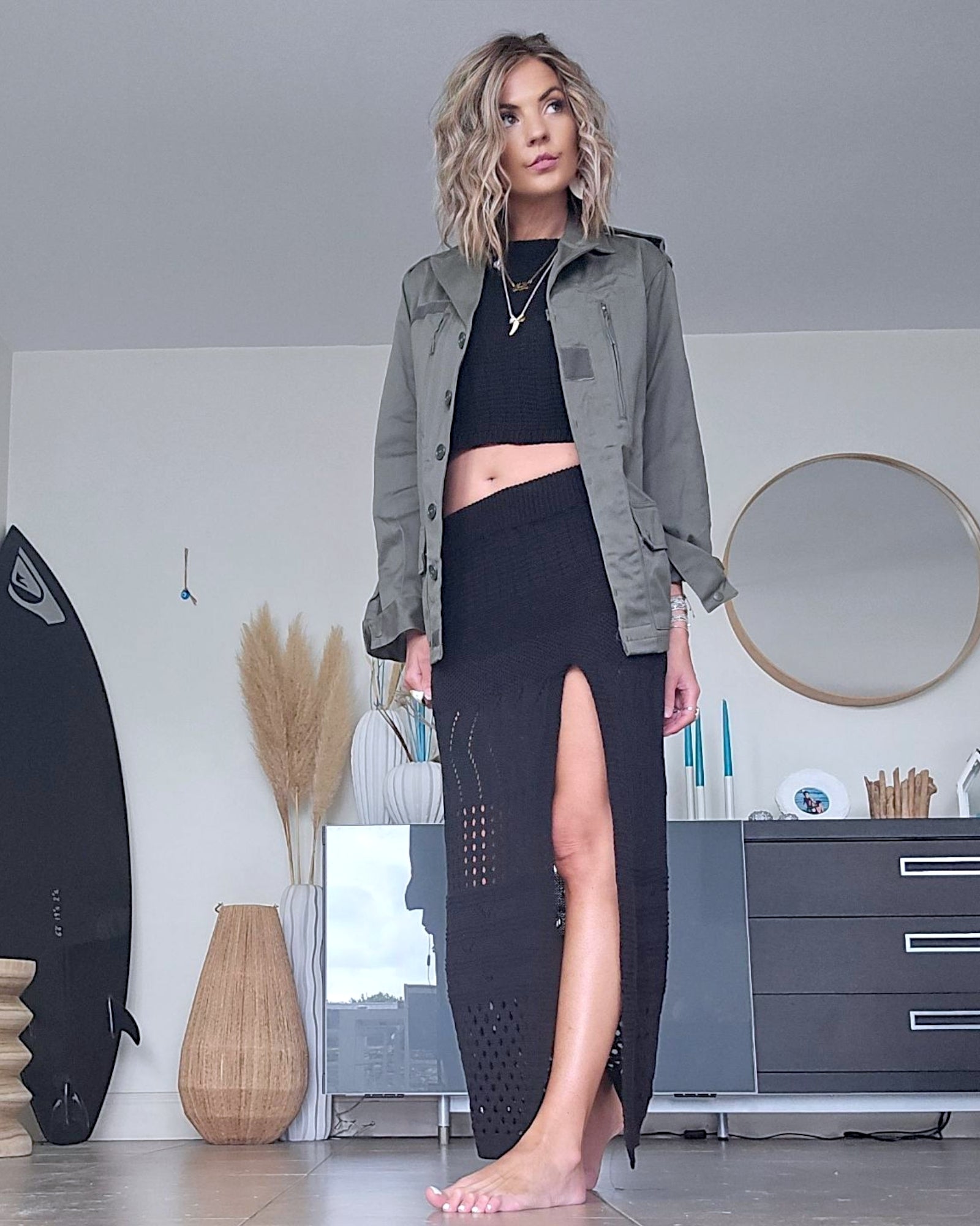 Veste militaire customisée