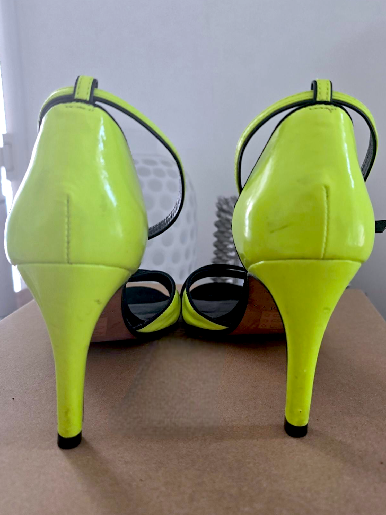 🔥Sandales jaunes fluo