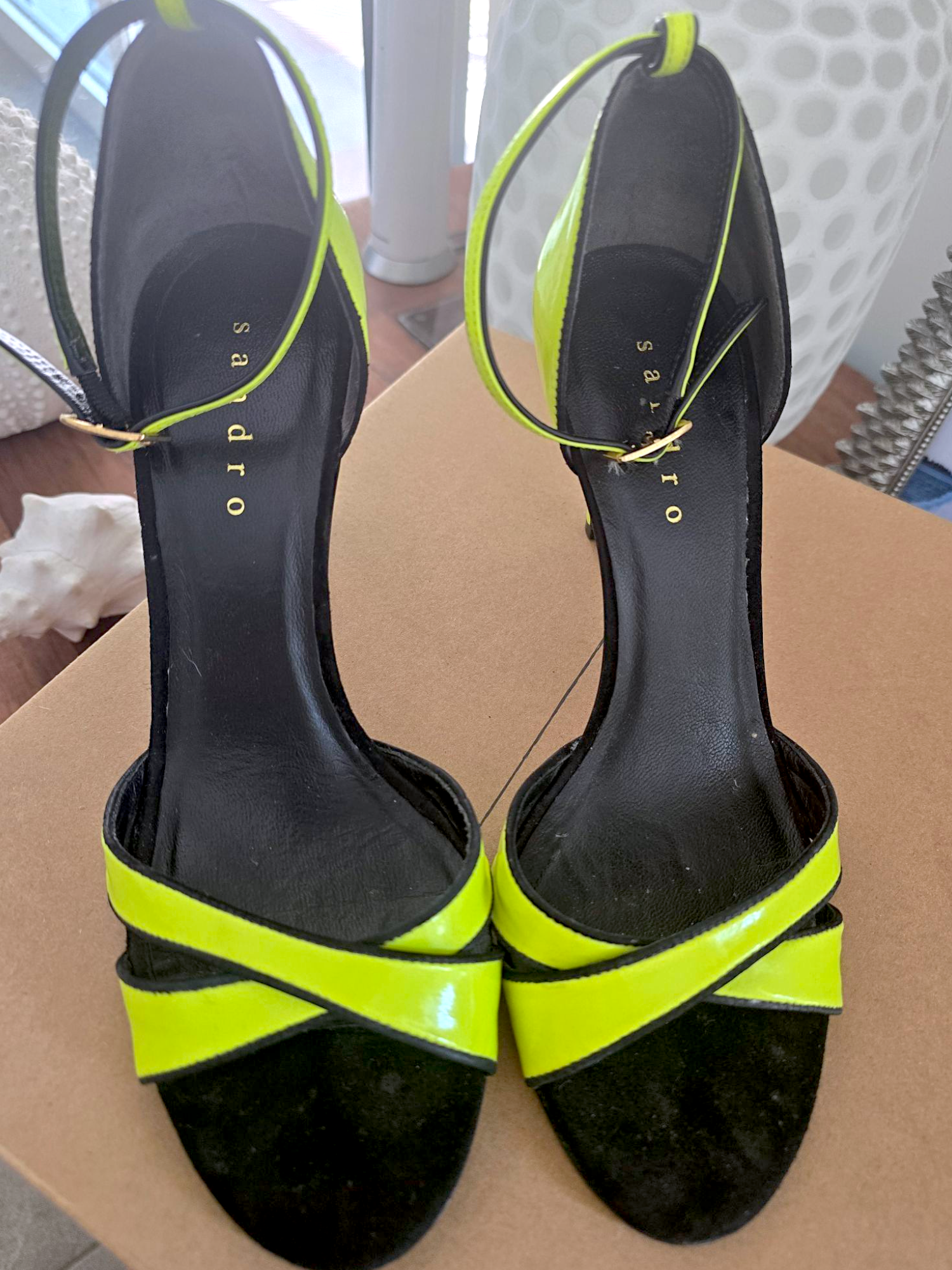🔥Sandales jaunes fluo
