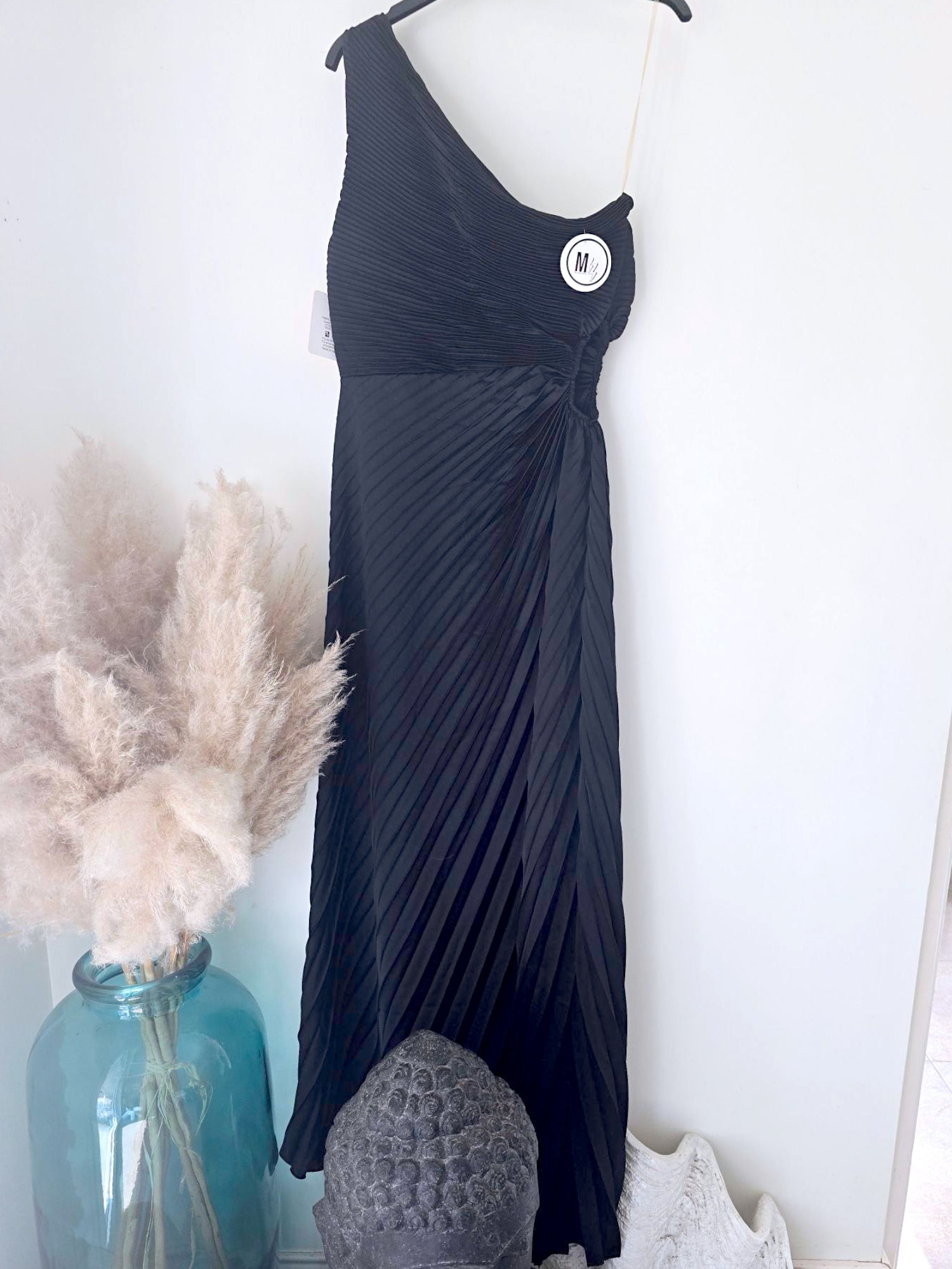 Robe asymétrique black