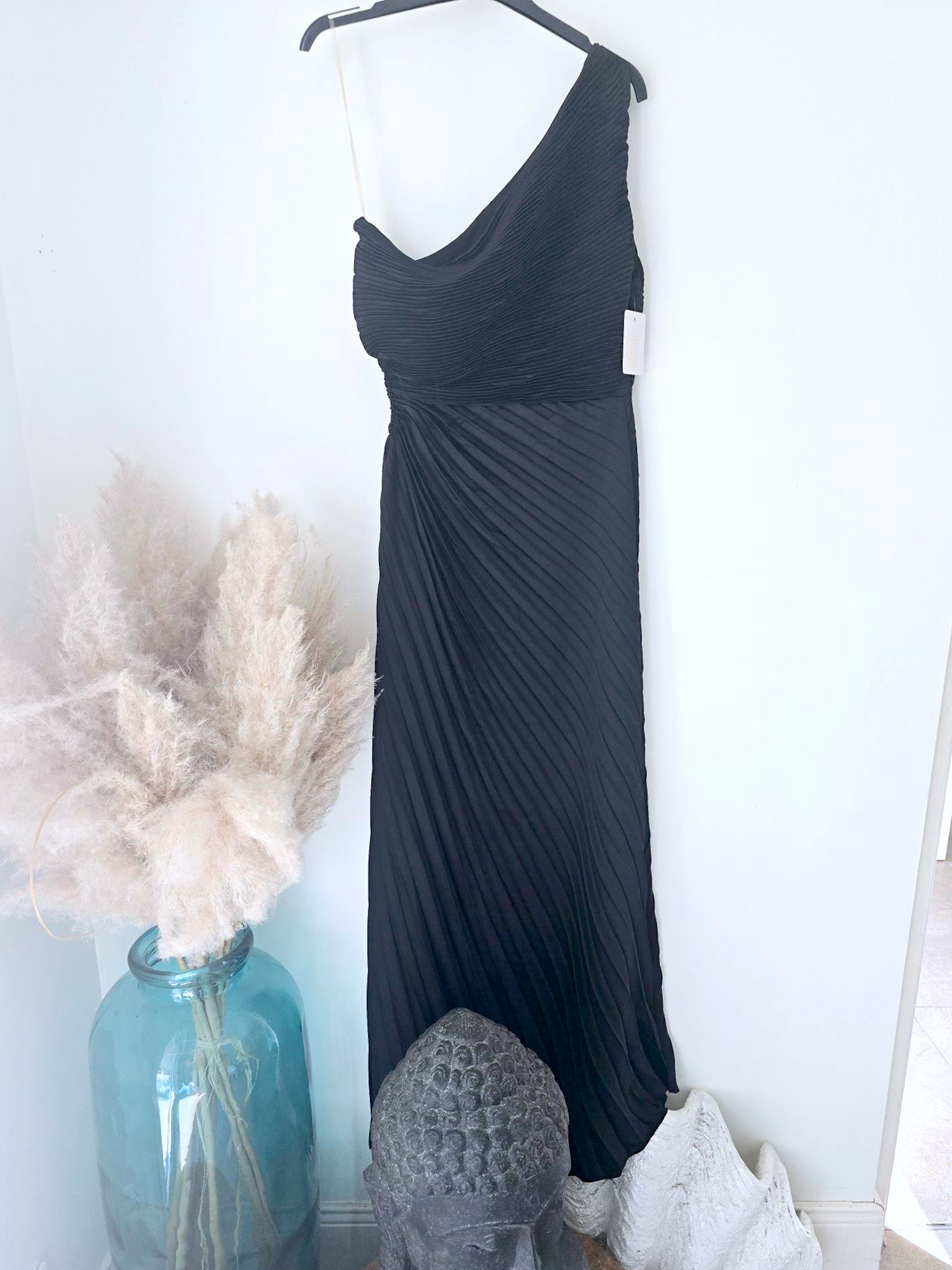 Robe asymétrique black