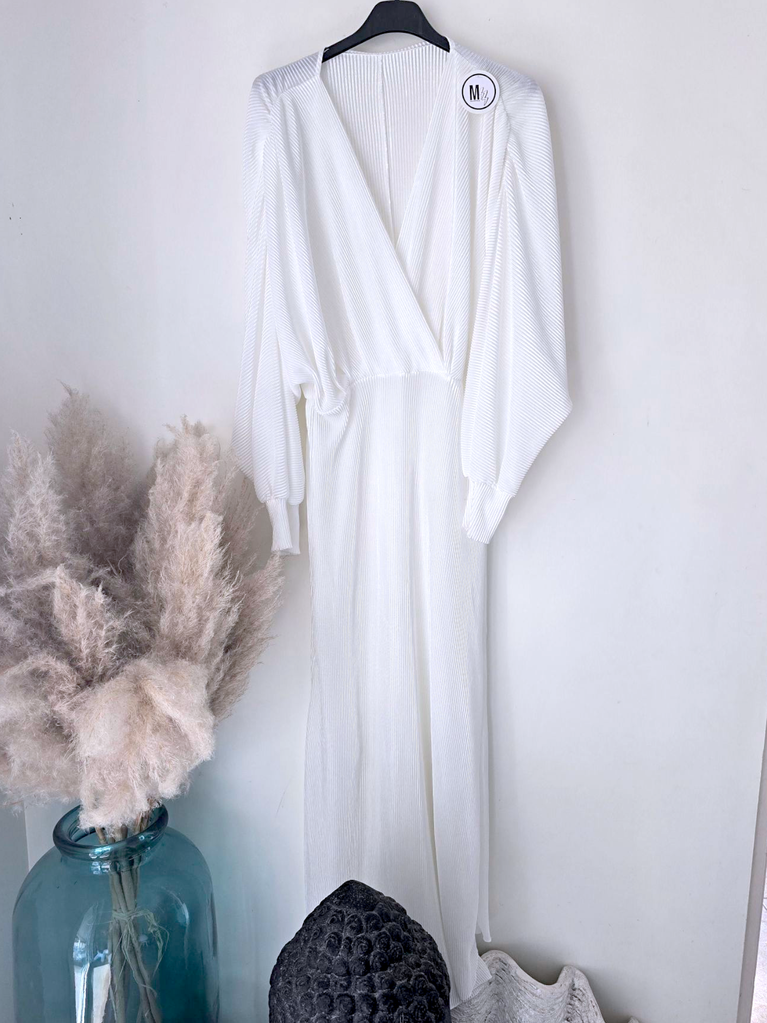 Robe irisée blanche