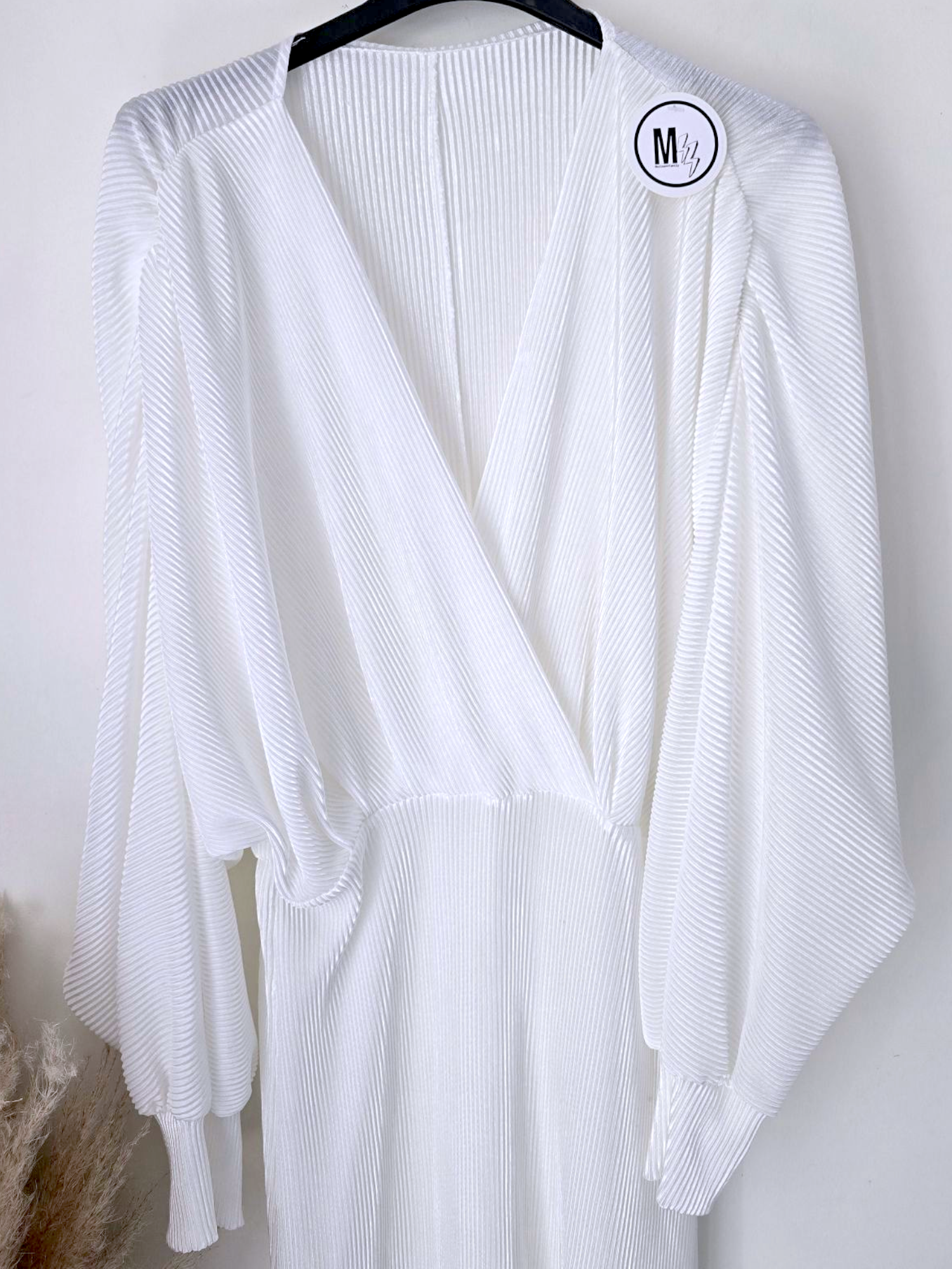 Robe irisée blanche