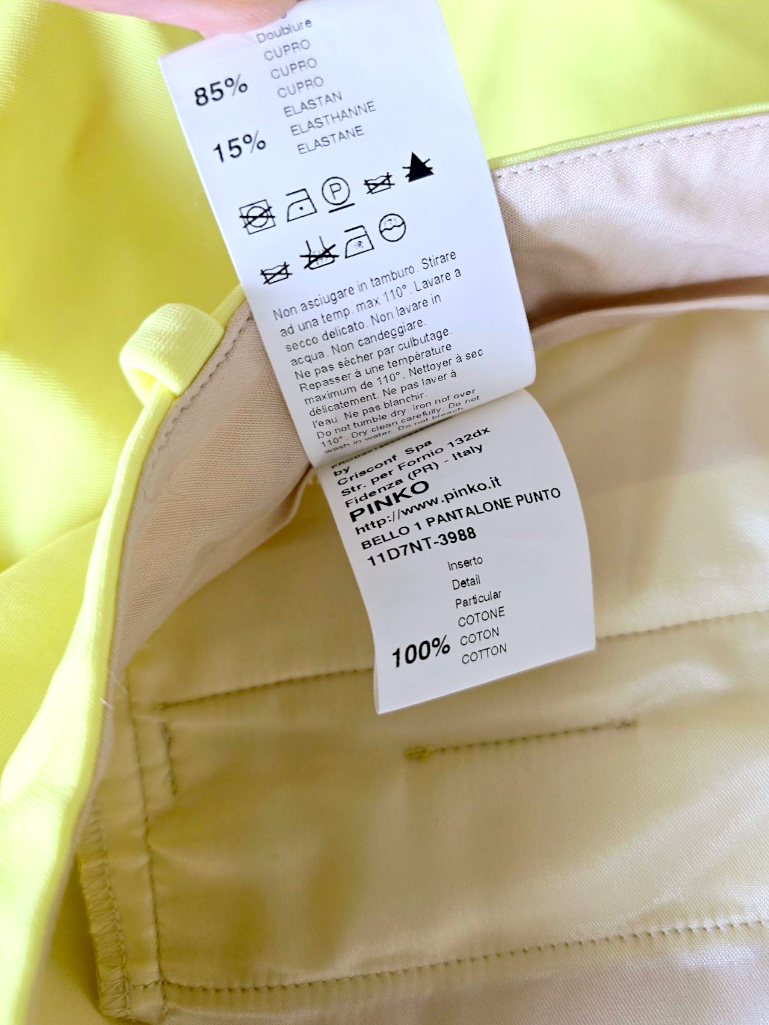 Ensemble pantalon Yellow