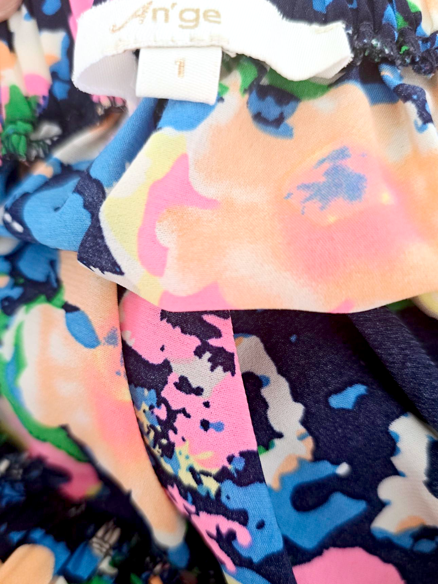 Robe bustier flowers