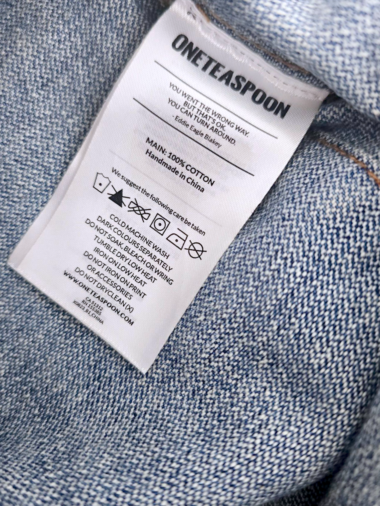 Short Vintage en denim