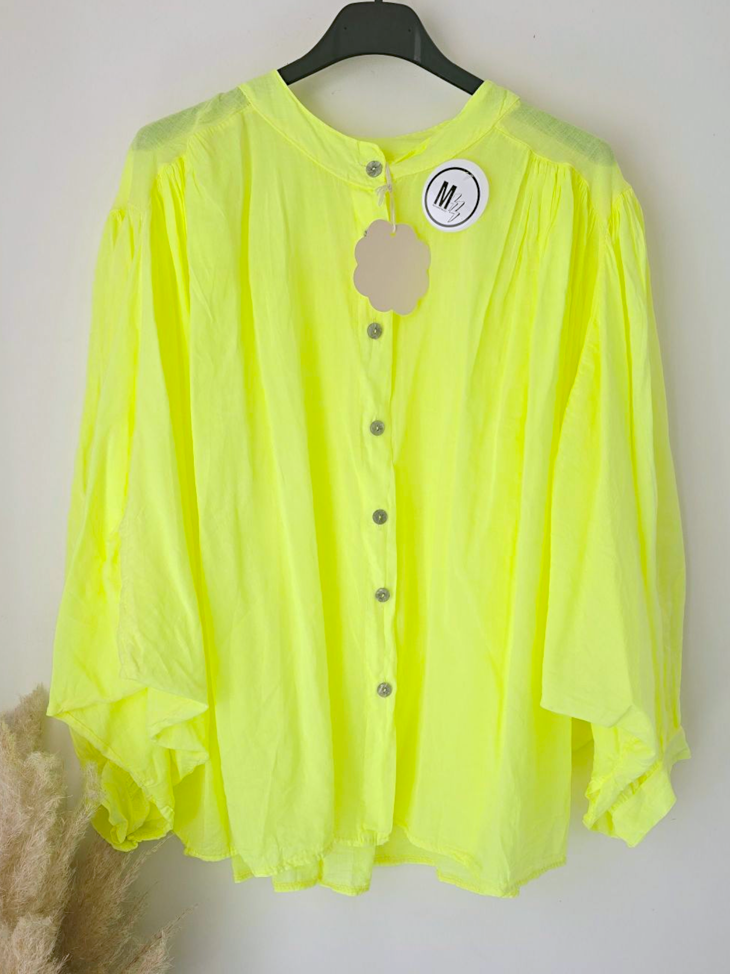 🔥Chemise yellow fluo