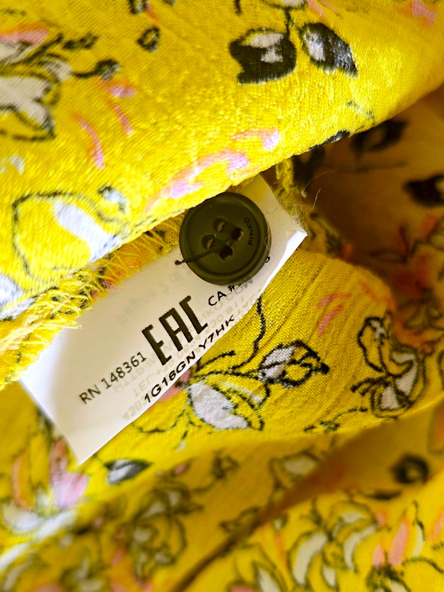 Chemise yellow