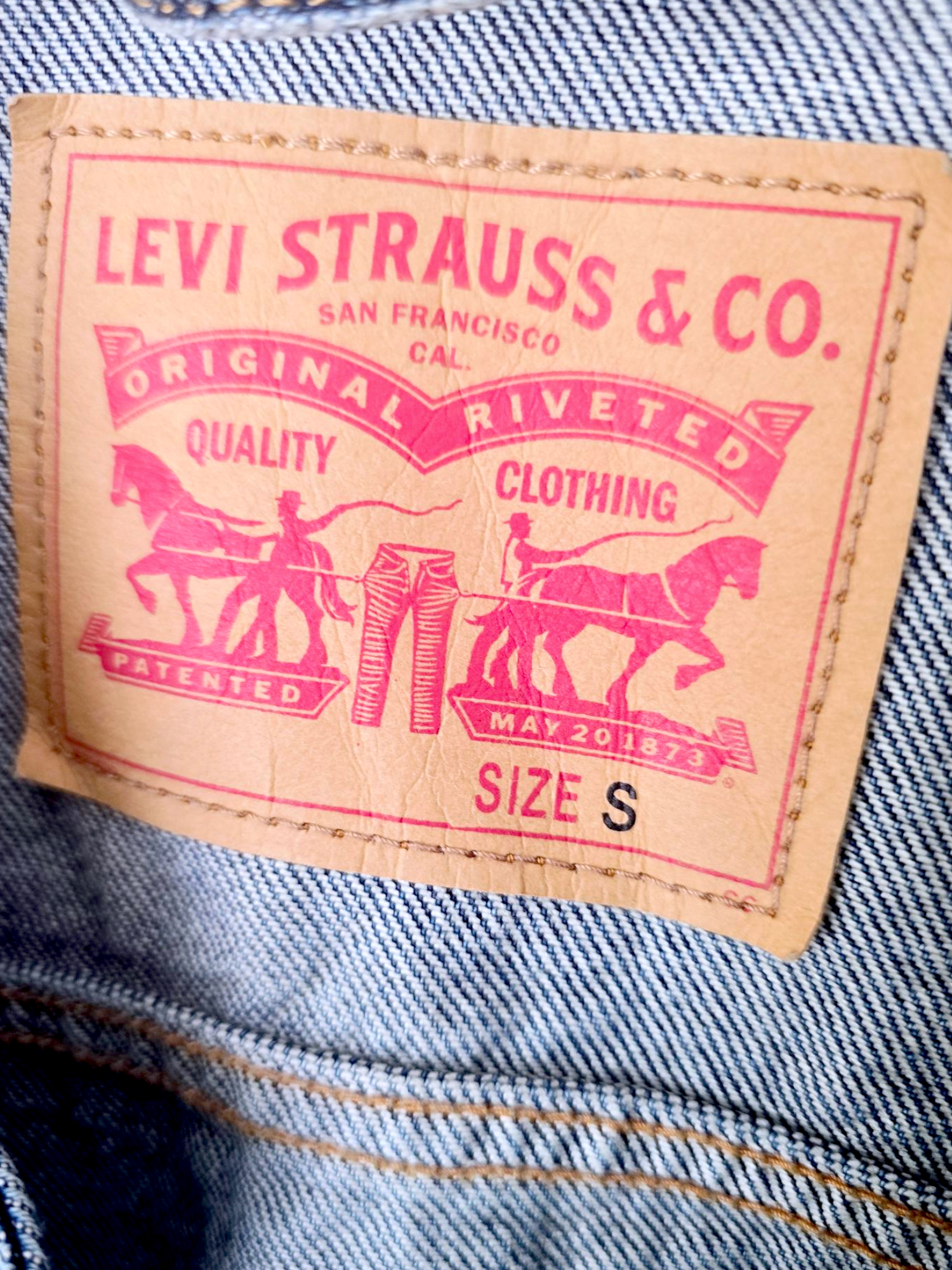 Veste en denim